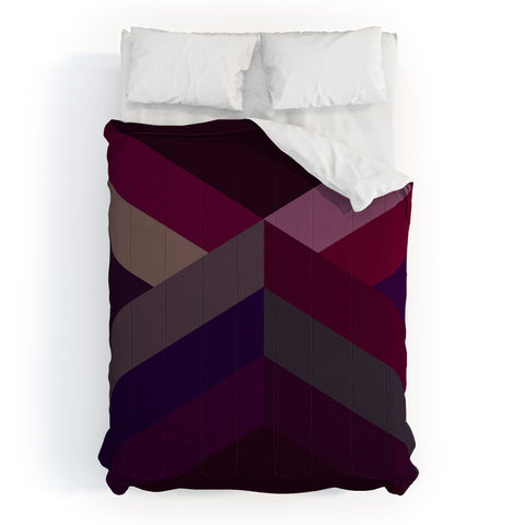 Iveta Abolina Burgundy Crossroads Comforter
