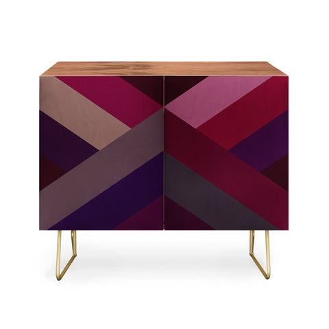 Iveta Abolina Burgundy Crossroads Credenza