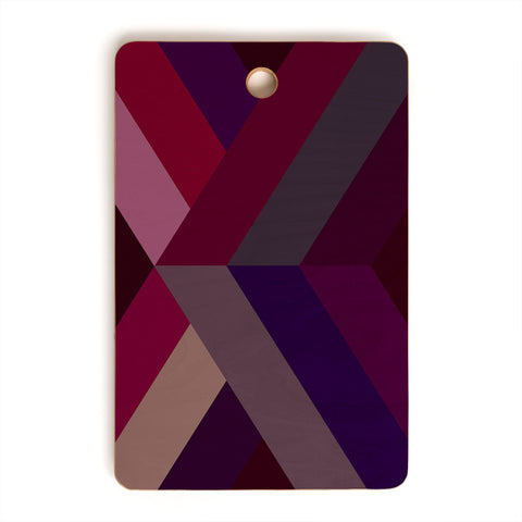 Iveta Abolina Burgundy Crossroads Cutting Board Rectangle