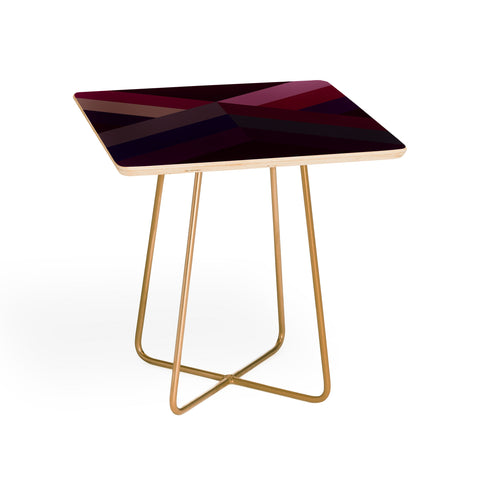 Iveta Abolina Burgundy Crossroads Side Table