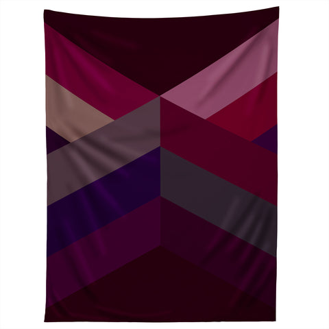 Iveta Abolina Burgundy Crossroads Tapestry