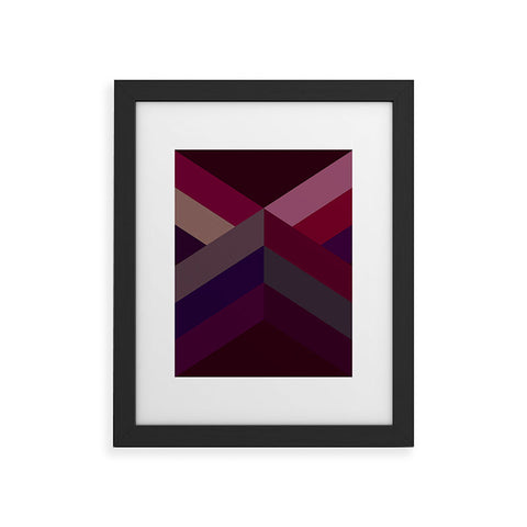 Iveta Abolina Burgundy Crossroads Framed Art Print