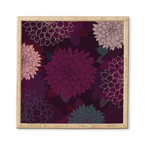 Iveta Abolina Burgundy Rose Framed Wall Art