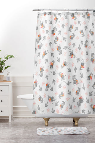 Iveta Abolina Butterscotch Shower Curtain And Mat