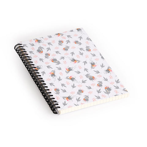 Iveta Abolina Butterscotch Spiral Notebook