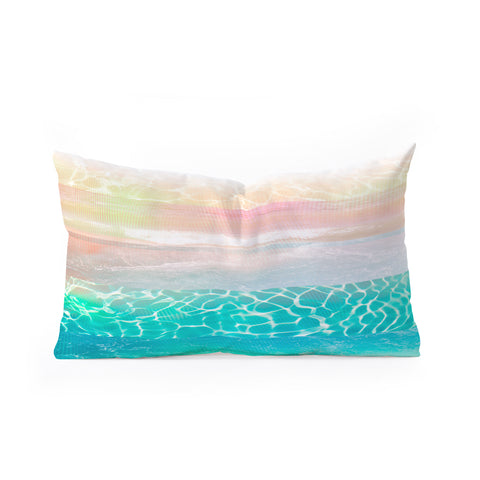 Iveta Abolina By The Poolside I Oblong Throw Pillow