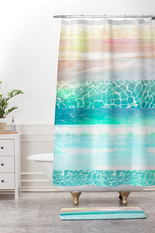 Iveta Abolina By The Poolside I Shower Curtain And Mat