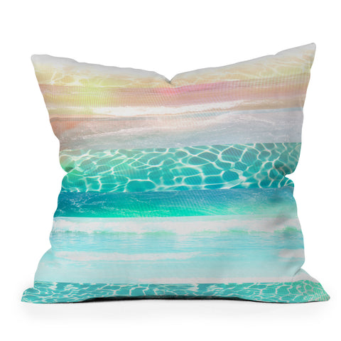 Iveta Abolina By The Poolside I Throw Pillow