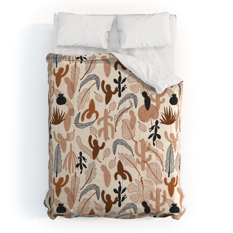 Iveta Abolina Cactaceae Cream Comforter