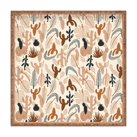 Iveta Abolina Cactaceae Cream Square Tray