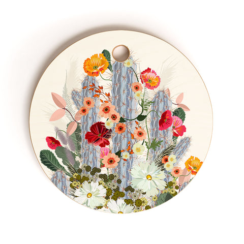 Iveta Abolina Cacti Deja Cutting Board Round