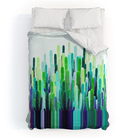 Iveta Abolina Cacti Stripe Duvet Cover
