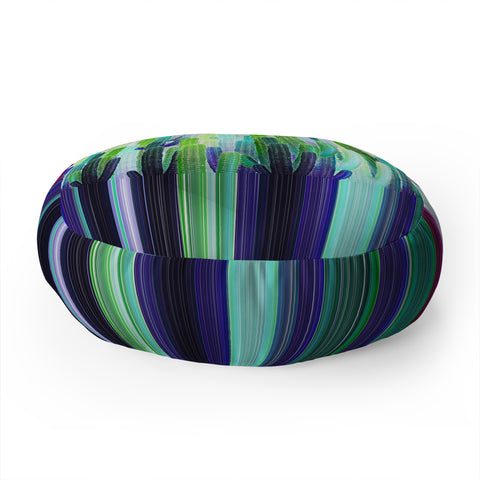 Iveta Abolina Cacti Stripe Floor Pillow Round