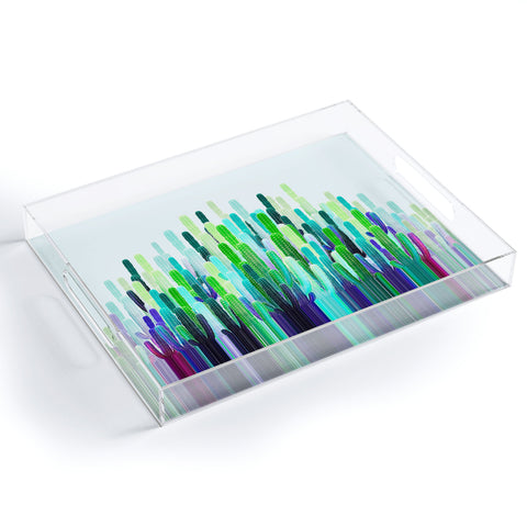 Iveta Abolina Cacti Stripe Acrylic Tray
