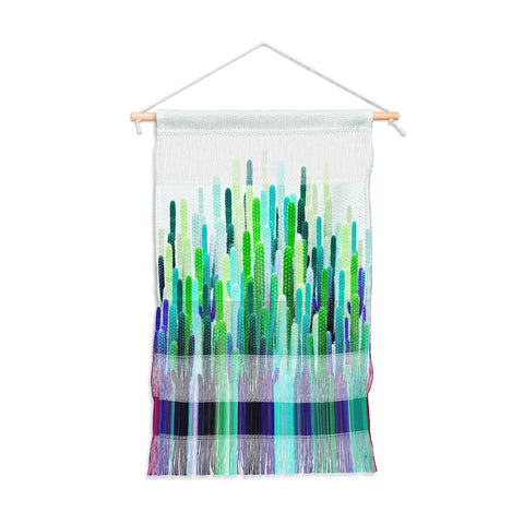 Iveta Abolina Cacti Stripe Wall Hanging Portrait
