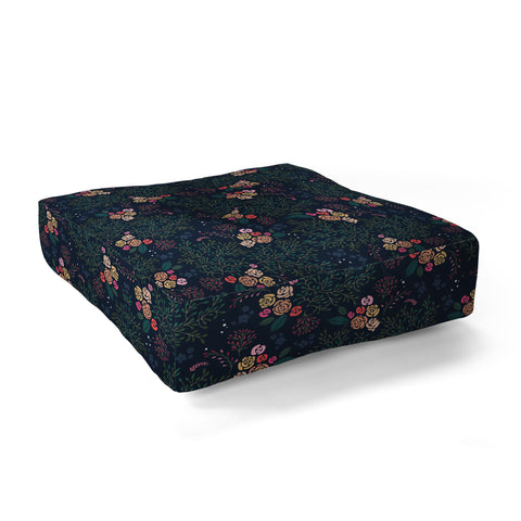 Iveta Abolina Camellia Garden Floor Pillow Square