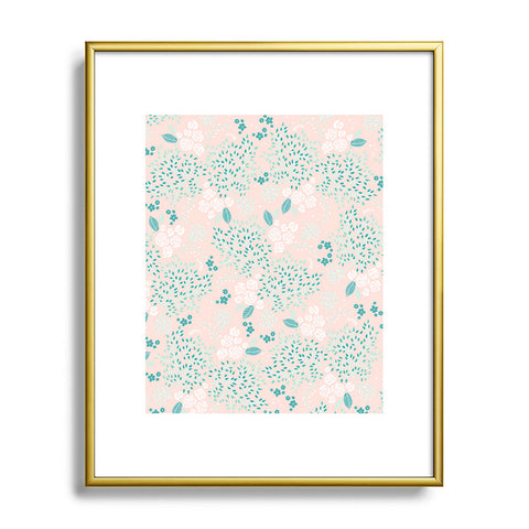 Iveta Abolina Camellia Garden III Metal Framed Art Print