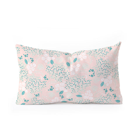 Iveta Abolina Camellia Garden III Oblong Throw Pillow