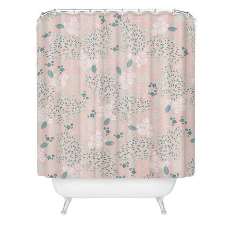 Iveta Abolina Camellia Garden III Shower Curtain
