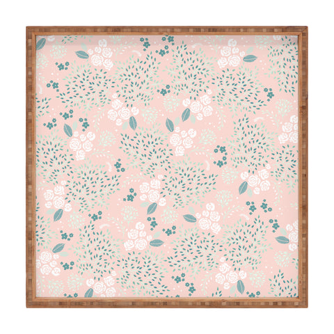 Iveta Abolina Camellia Garden III Square Tray