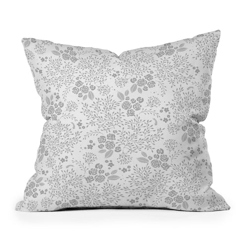 Iveta Abolina Camellia Garden IV Throw Pillow