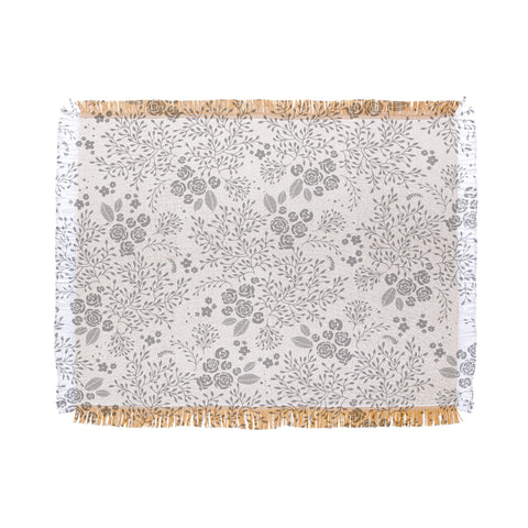 Iveta Abolina Camellia Garden IV Throw Blanket