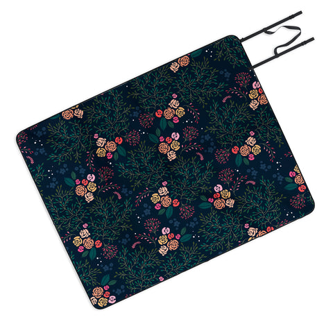 Iveta Abolina Camellia Garden Picnic Blanket