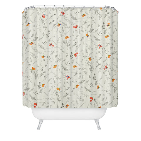 Iveta Abolina Caramel Cream Shower Curtain