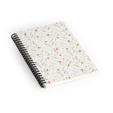 Iveta Abolina Caramel Cream Spiral Notebook