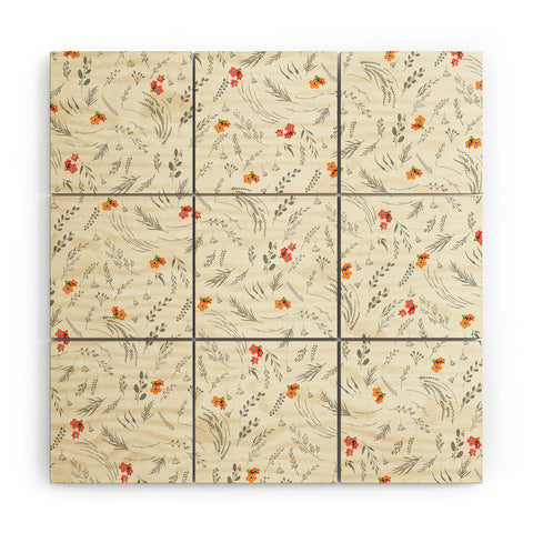 Iveta Abolina Caramel Cream Wood Wall Mural