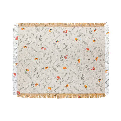 Iveta Abolina Caramel Cream Throw Blanket