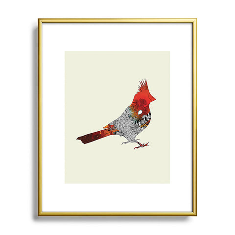 Iveta Abolina Cardinal Metal Framed Art Print