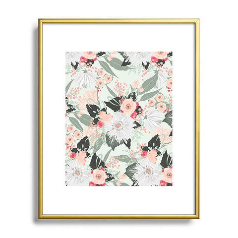 Iveta Abolina Carmella Creme Metal Framed Art Print