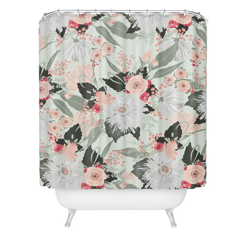 Iveta Abolina Carmella Creme Shower Curtain