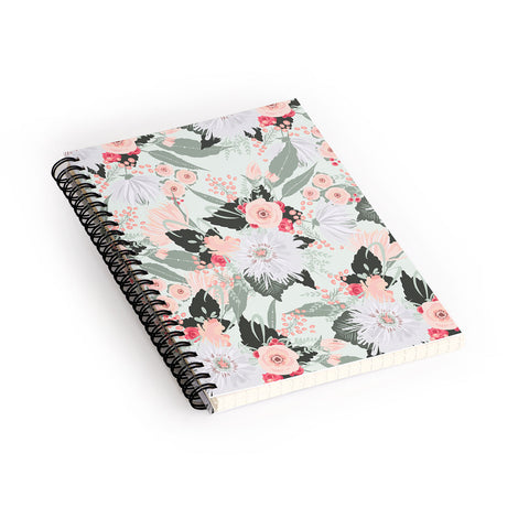 Iveta Abolina Carmella Creme Spiral Notebook