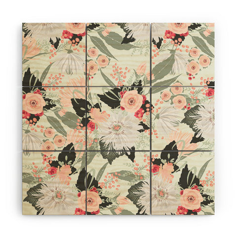 Iveta Abolina Carmella Creme Wood Wall Mural