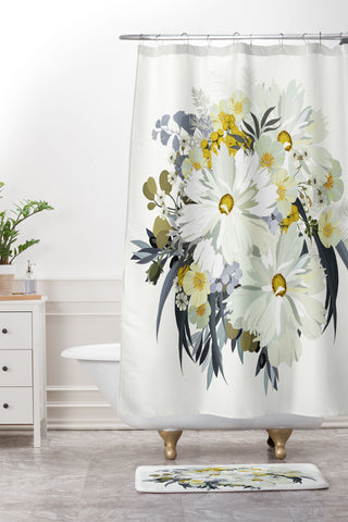 Iveta Abolina Cecelia Shower Curtain And Mat