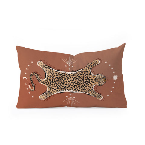 Iveta Abolina Celestial Cheetah Oblong Throw Pillow