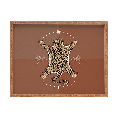Iveta Abolina Celestial Cheetah Rectangular Tray