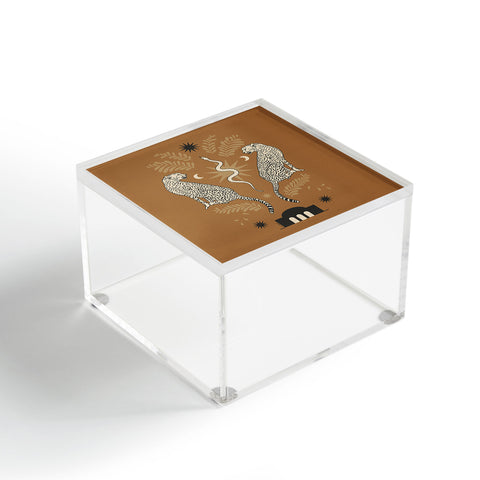 Iveta Abolina Celestial Cheetah Sisters Acrylic Box