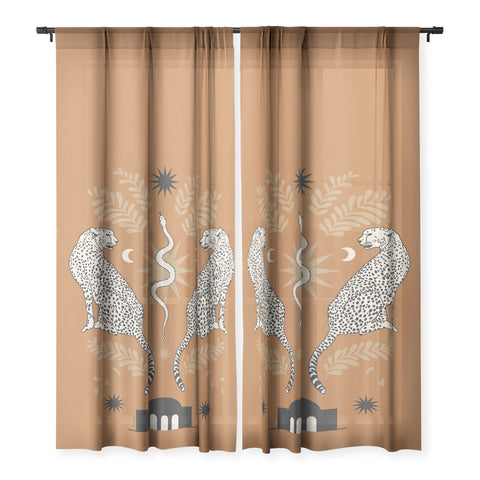 Iveta Abolina Celestial Cheetah Sisters Sheer Non Repeat