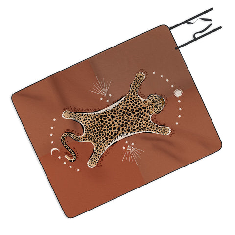 Iveta Abolina Celestial Cheetah Picnic Blanket