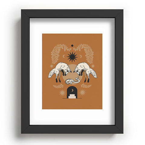 Iveta Abolina Celestial Fox Sisters Recessed Framing Rectangle