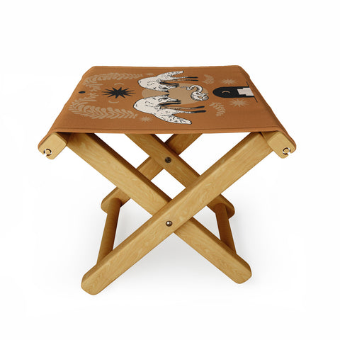 Iveta Abolina Celestial Fox Sisters Folding Stool