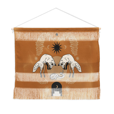 Iveta Abolina Celestial Fox Sisters Wall Hanging Landscape