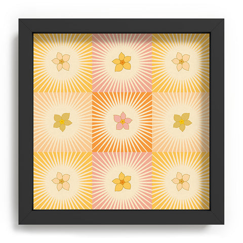 Iveta Abolina Cheerful Sun Check Recessed Framing Square