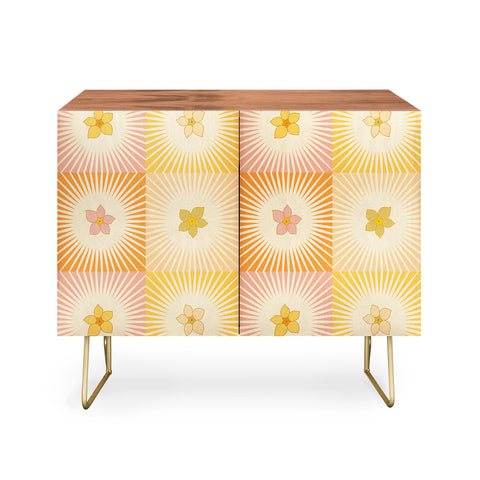 Iveta Abolina Cheerful Sun Check Credenza