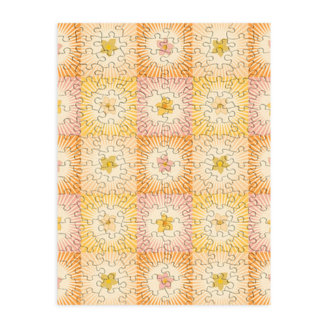 Iveta Abolina Cheerful Sun Check Puzzle