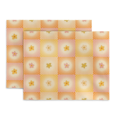 Iveta Abolina Cheerful Sun Check Placemat
