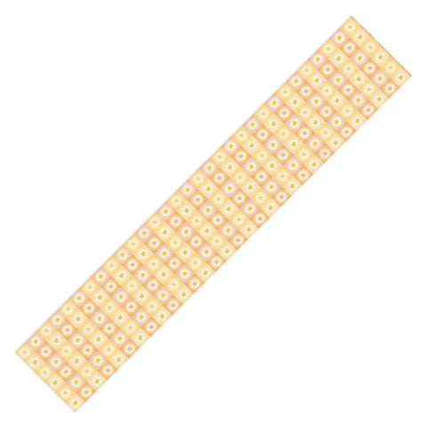 Iveta Abolina Cheerful Sun Check Table Runner